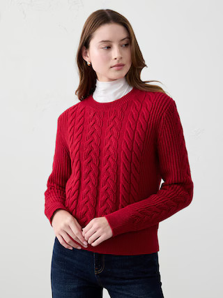 Cable Pullover Sweater | Banana Republic Factory