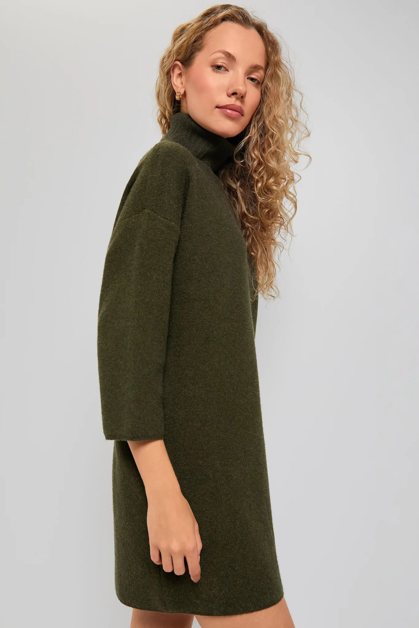Moss Green Vivianne Dress | Tuckernuck (US)