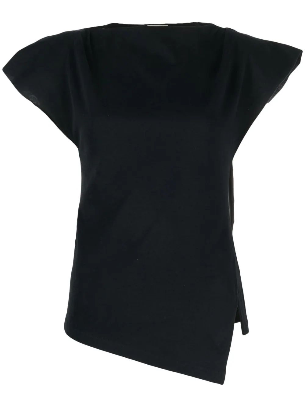 ISABEL MARANT Sebani Padded Asymmetric T-shirt - Farfetch | Farfetch Global