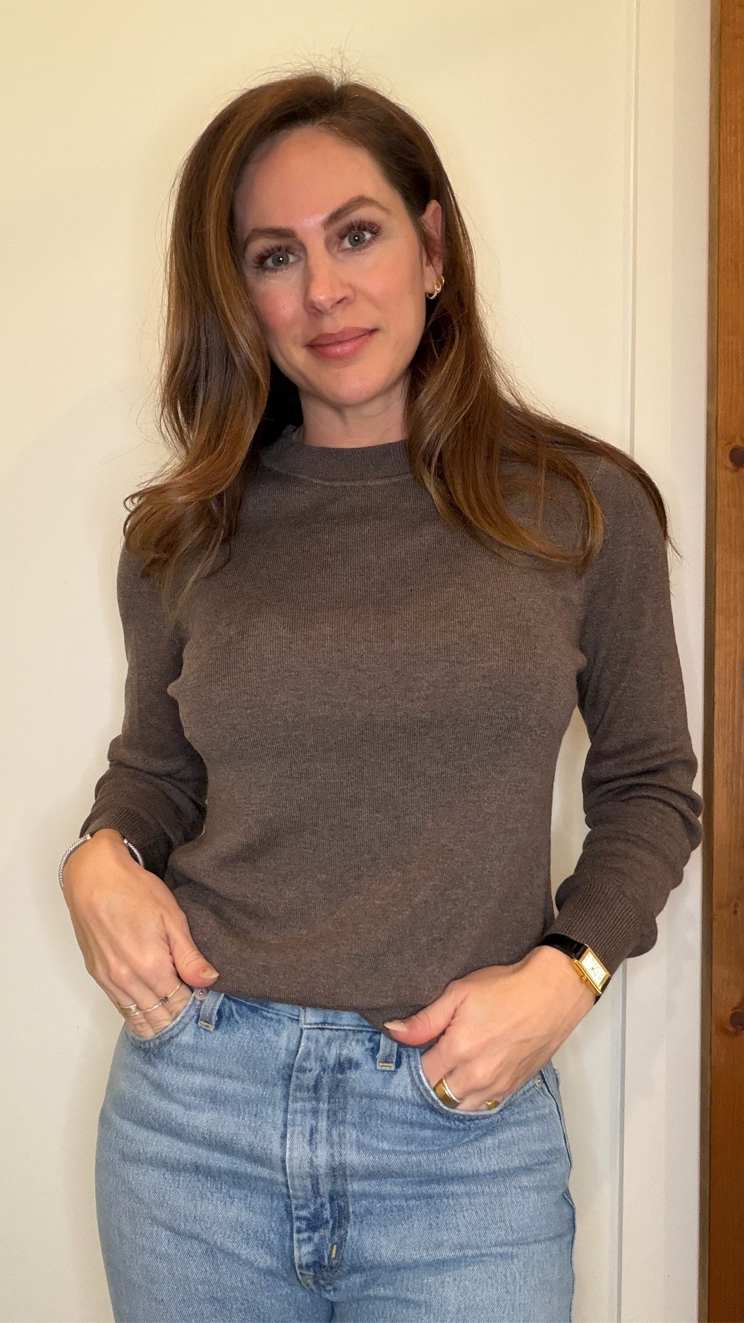 Soft, stretchy, and effortlessly comfy, this wool blend sweater is made to keep up with your day and still look good doing it. Easy fit, zero fuss.🤎

#arachcloz #tiktokshop #affordablefashion

#LTKootd #LTKgrwm #LTKmomlife