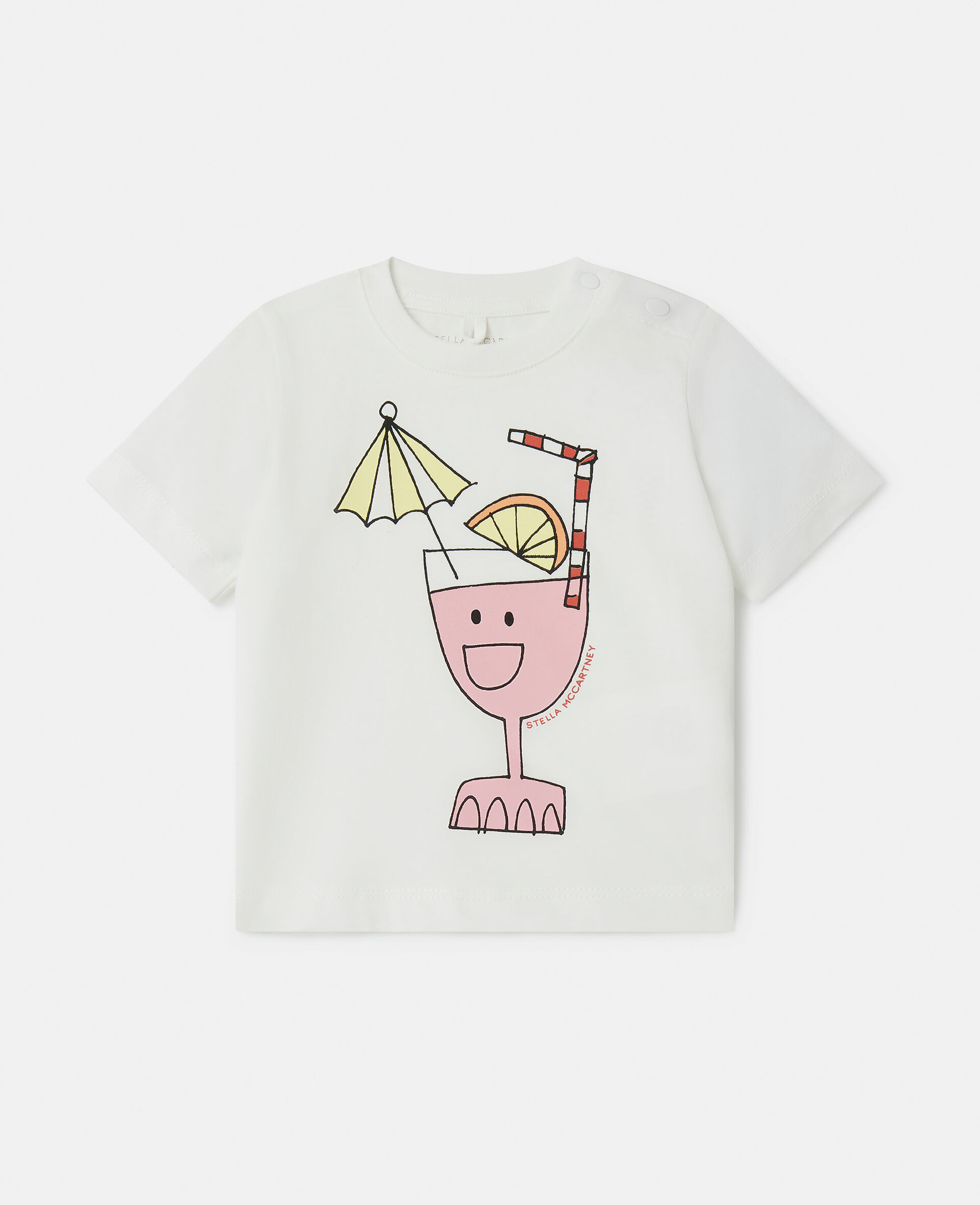 Summer Cocktail Motif T-Shirt | Stella McCartney US