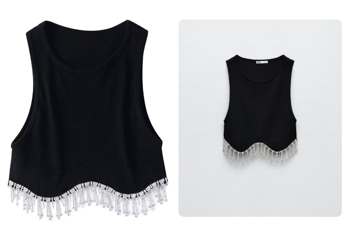 A Zara Look-Alike Rhinestone top!
•
Shop this look && Follow me on Instagram at @nardinemarie for more Colorful Style finds! 

#LTKFind #LTKfit #LTKU