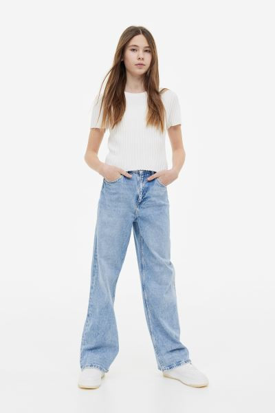 Wide High Jeans | H&M (US + CA)