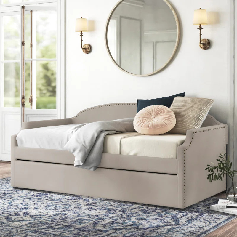 Jordane Upholstered Daybed with Trundle | Wayfair North America