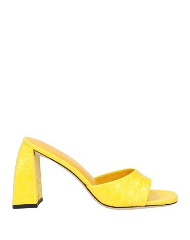 By Far Woman Sandals Yellow Size 5 Leather | YOOX (US)