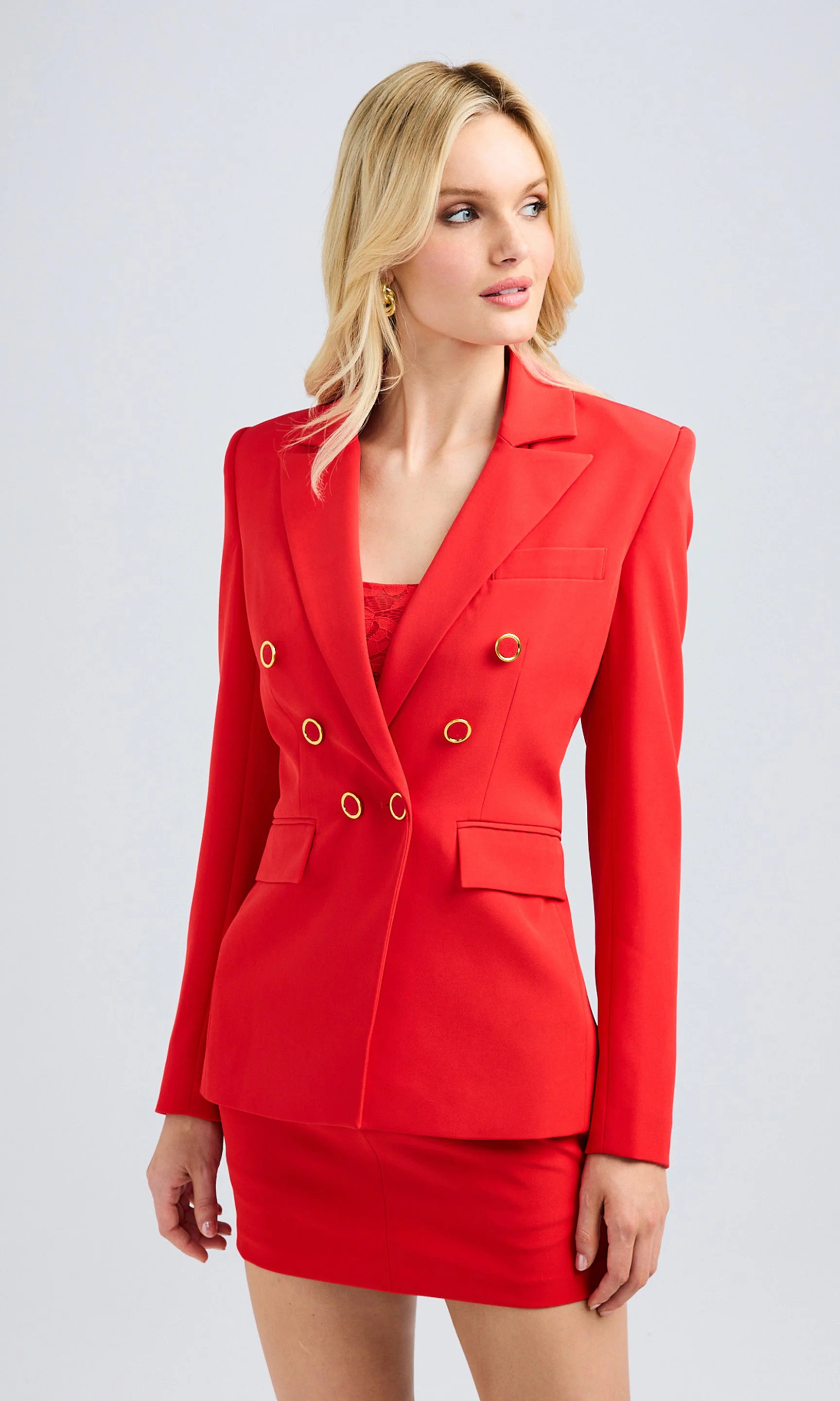 Emilio Crepe Blazer | Generation Love