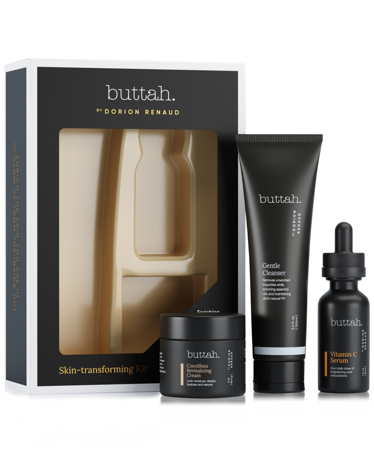 Buttah Skin 3-pc Skin Transforming Kit with CocoShea Revitalizing Cream - Multi/none | Macy's