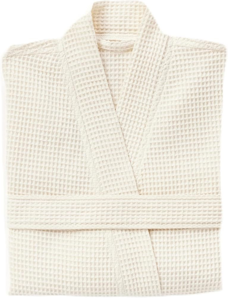 Coyuchi Unisex Organic Waffle Robe | Amazon (US)