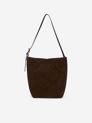 Suede Tote Bag – Dark Brown – Women – ARKET GB | Arket UK