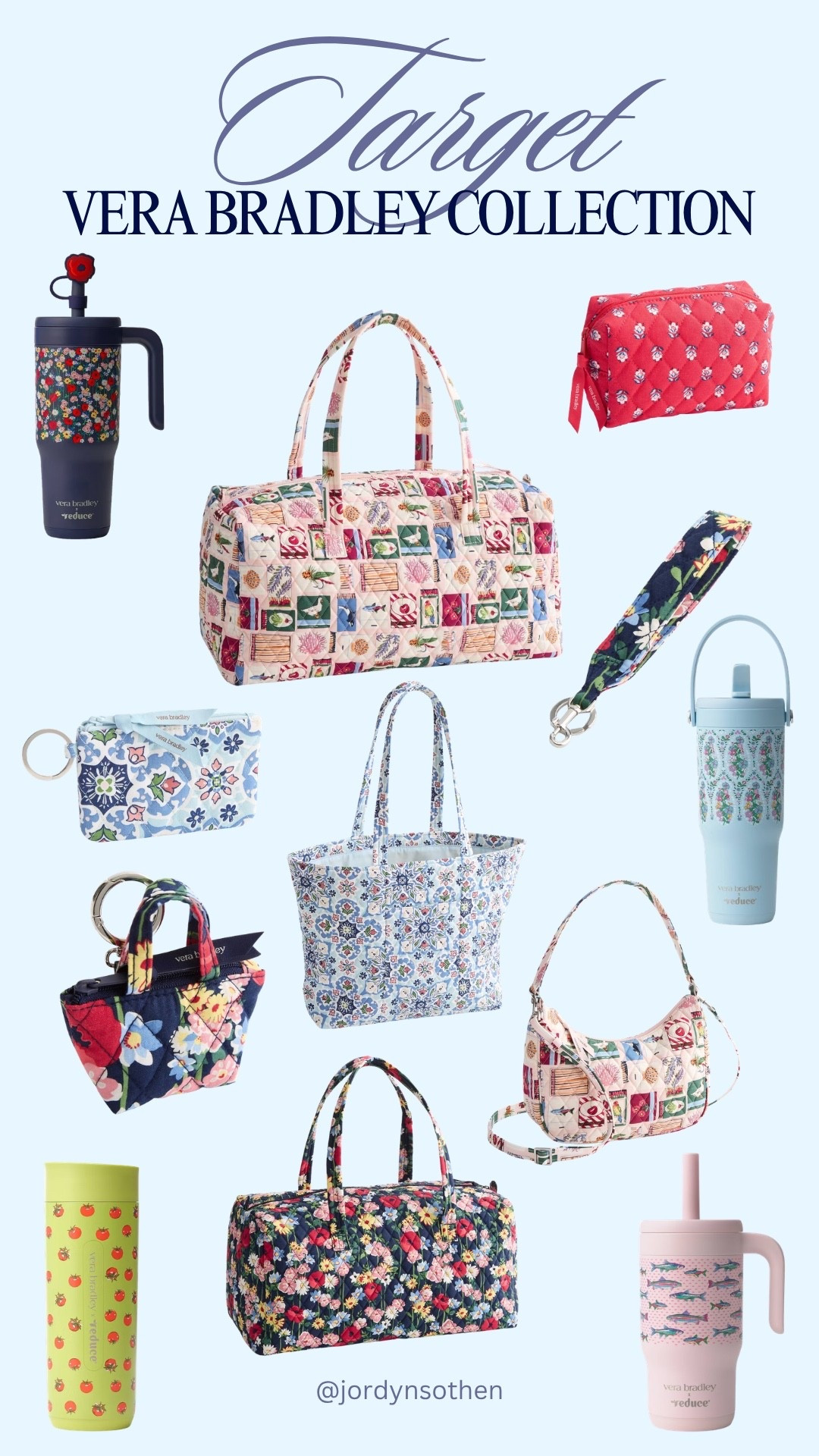 New Target x Vera Bradley collection now available 😍 Target finds, target style, Vera Bradley collab, Vera Bradley bags, Vera Bradley purse, Vera Bradley duffle, spring accessories, summer outfit inspo, coastal grandma, cottage core aesthetic, Pinterest girl, summer trends, sardine summer, affordable fashion 

#LTKTravel #LTKSeasonal #LTKootd