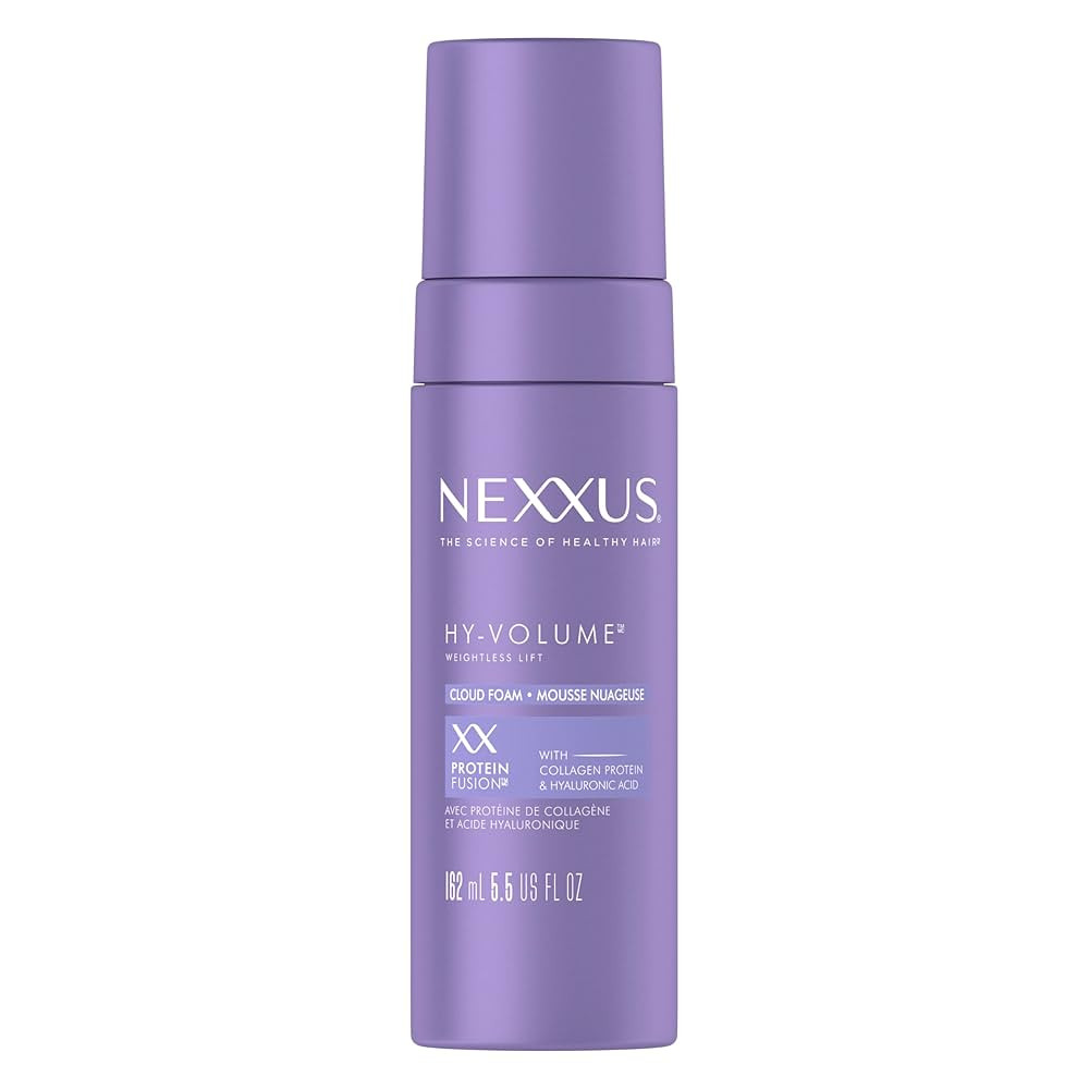 Nexxus Hy-Volume Weightless Lift Cloud Foam Treatment for Flat & Limp Hair, 48 Hours Volume, Prot... | Amazon (US)