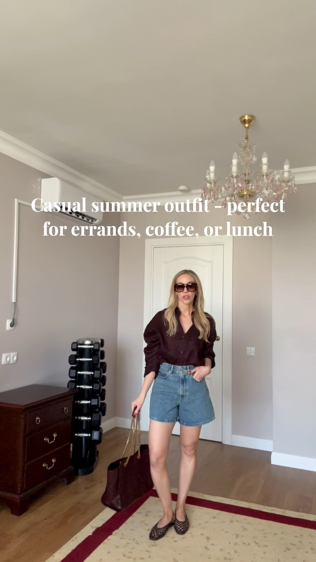 Casual summer outfit - perfect for errands, coffee or lunch. This dark brown linen shirt is so pretty!

#LTKSaleAlert #LTKgrwm #LTKOver40