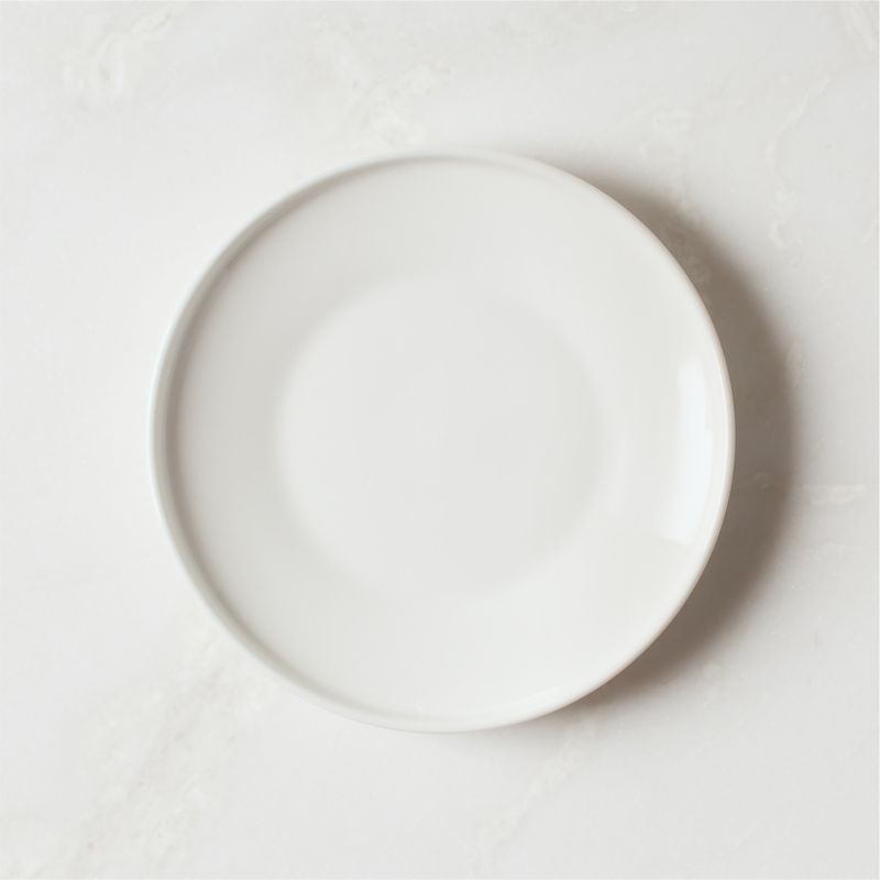Contempri Modern White Salad Plate + Reviews | CB2 | CB2
