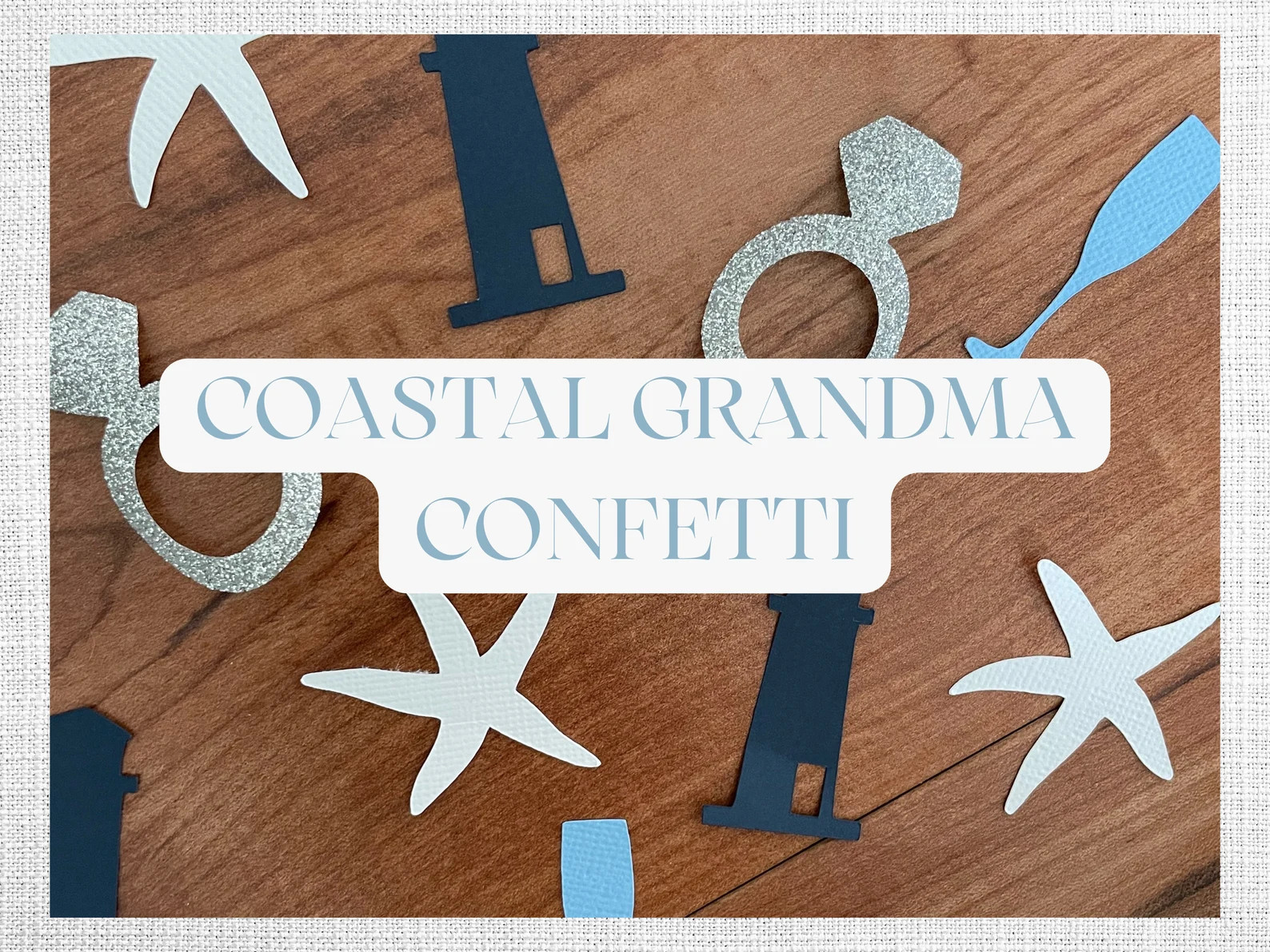 Coastal Grandma Bachelorette Party Confetti Last Toast on the Coast Bachelorette Party Confetti 8... | Etsy (US)