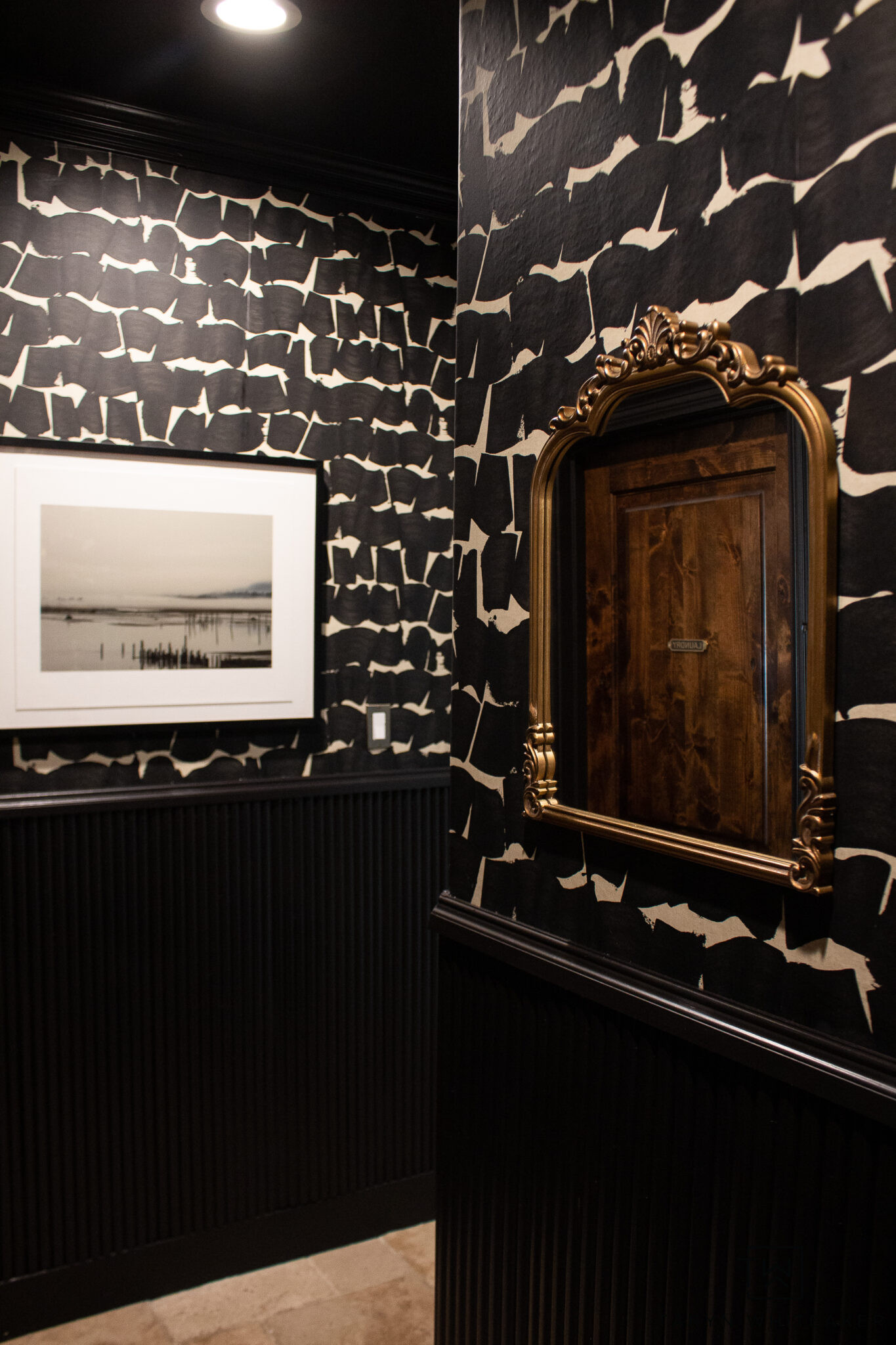 Moody powder bathroom ideas with bold wallpaper. Small bathroom decor, black and white bathroom design, modern powder room inspiration, statement wallpaper bathroom, luxury bathroom ideas, dark interior design, home renovation inspo.

#LTKSeasonal #LTKdayinmylife #LTKHome