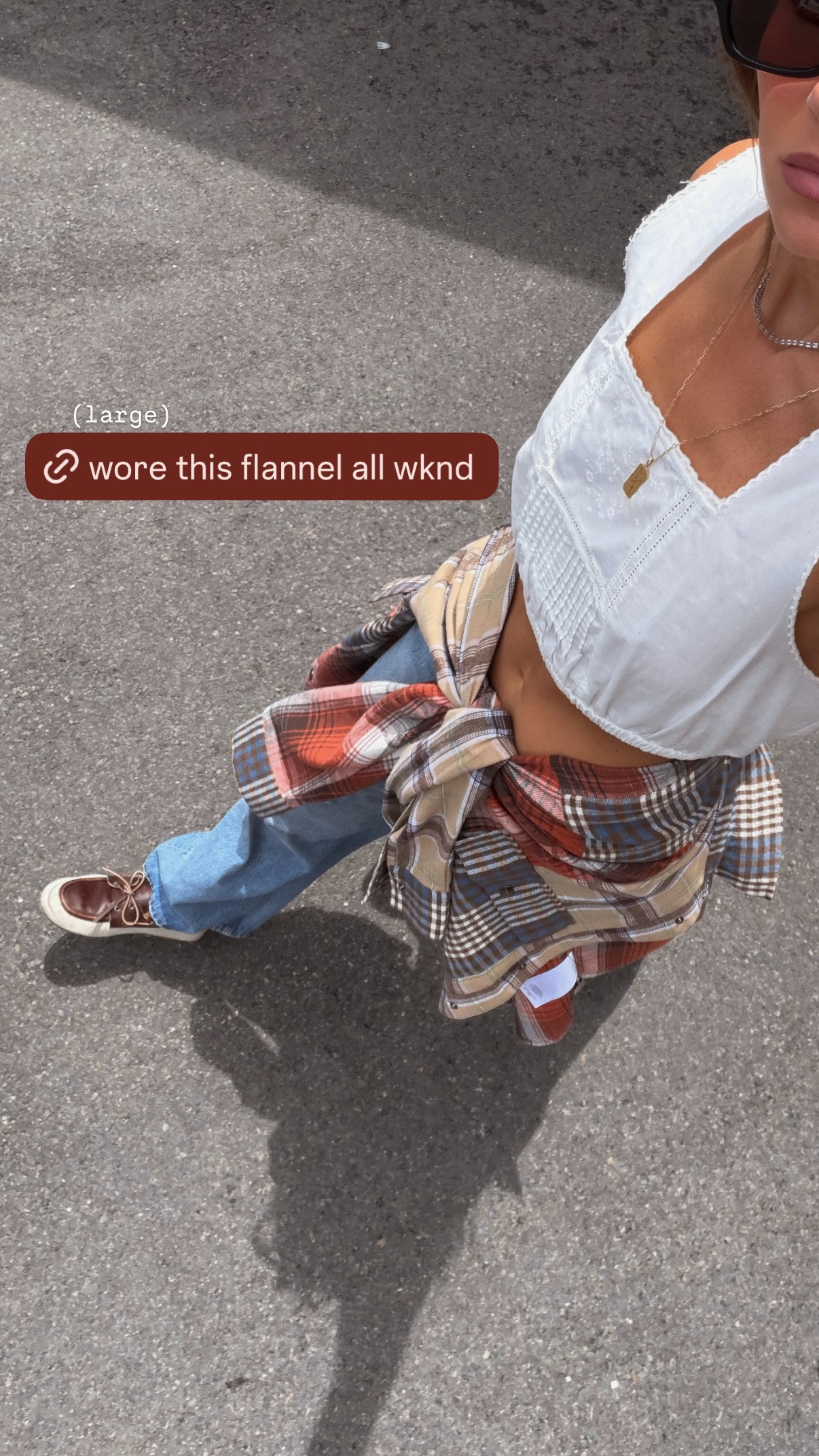 wore this flannel all weekend! 

 #LTKootd