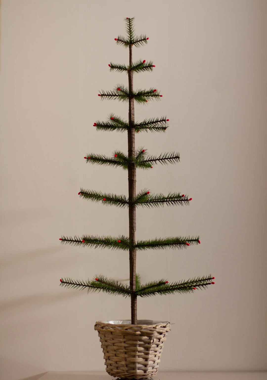 German vintage style goose feather Christmas tree 3ft 4ft | Etsy (US)