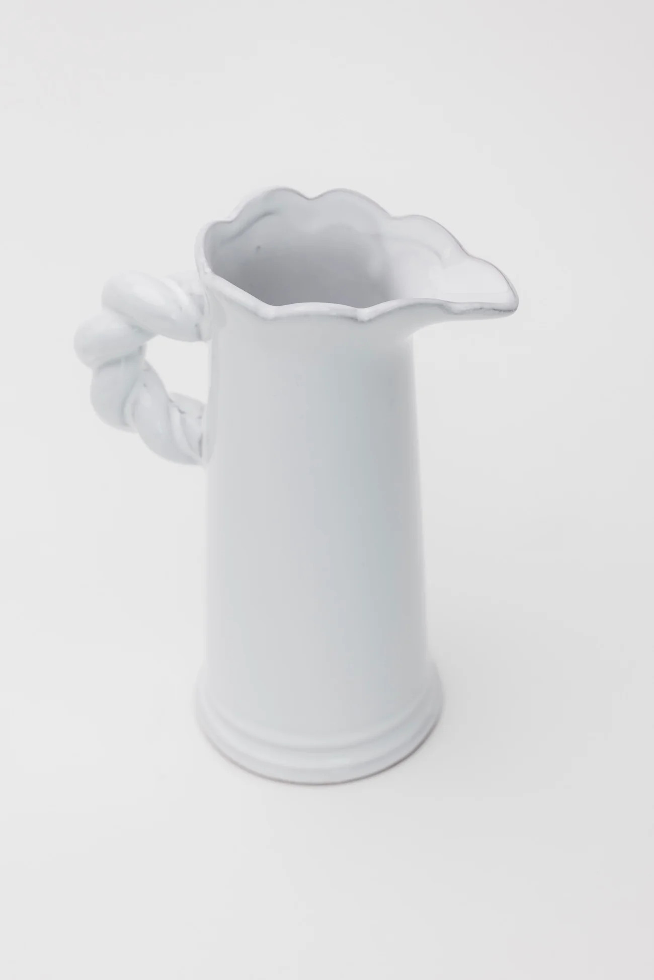 Kaylee Twisted Handle Mini Pitcher Vase | THELIFESTYLEDCO