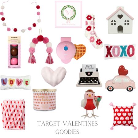 Valentines at Target!💕❤️🥰💗

Valentines decor
Valentines pillows
Valentines blanket 
Heart waffle maker 
Valentines candle 
Hot chocolate bombs 

#LTKSeasonal #LTKunder50 #LTKunder100