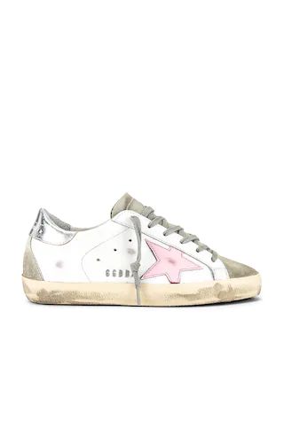 Golden Goose Superstar Sneaker in White, Ice, Orchid Pink, & Silver from Revolve.com | Revolve Clothing (Global)