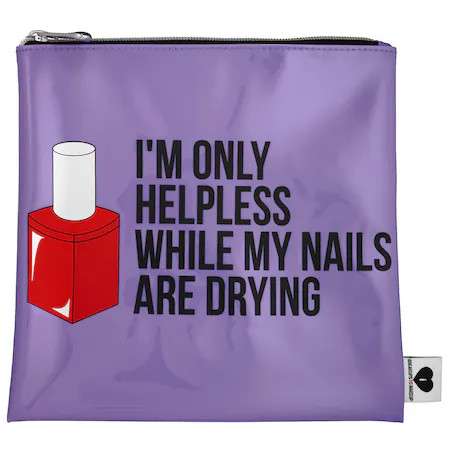 SEPHORA COLLECTION Breakup To Makeup Jelly Bag I'm Only Helpless While My Nails Are Drying | Sephora (US)