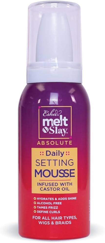 Esha Melt N Slay Daily Setting Hair Mousse (2.7 Fl oz) | Amazon (US)
