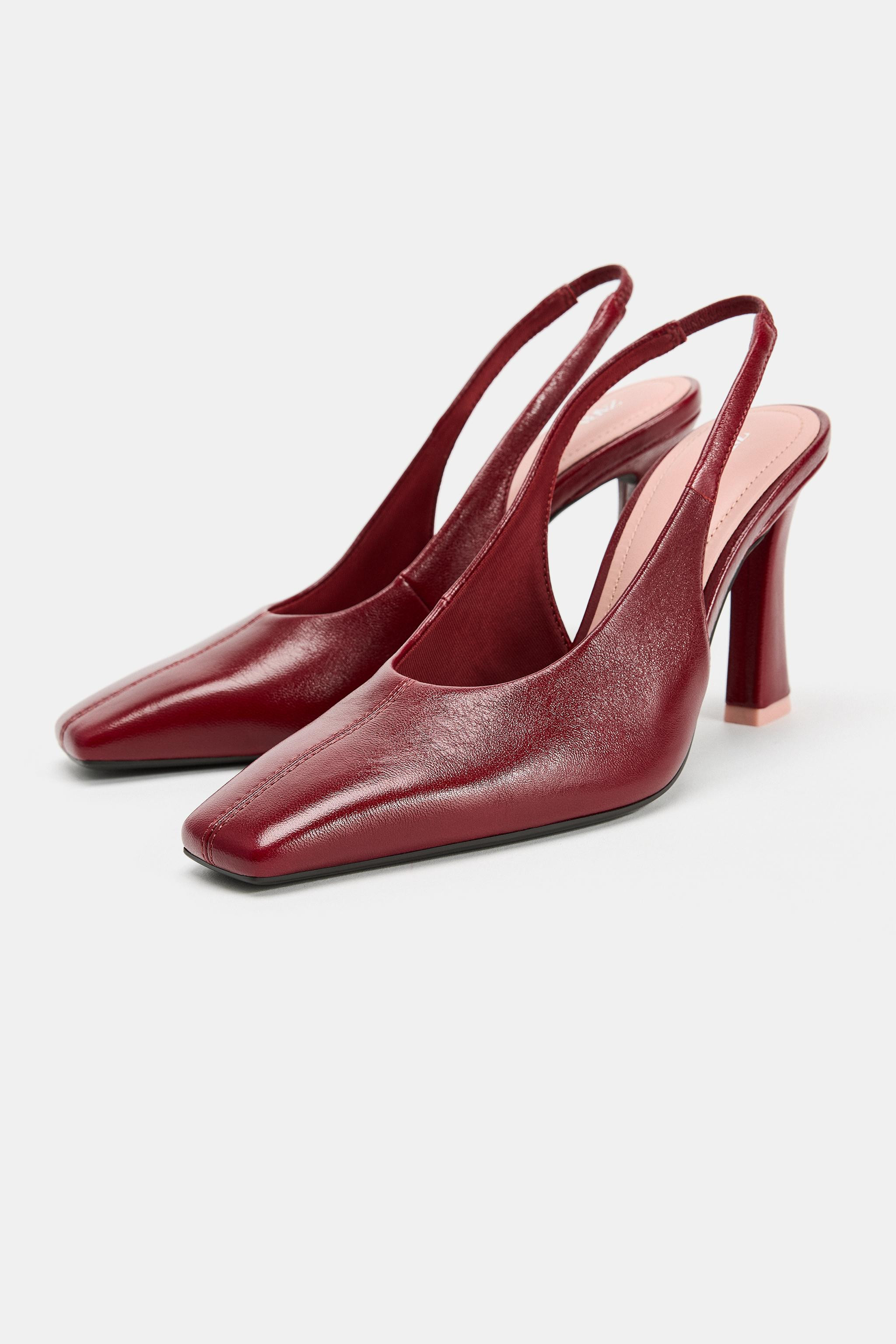 LEATHER HEELS | Zara US