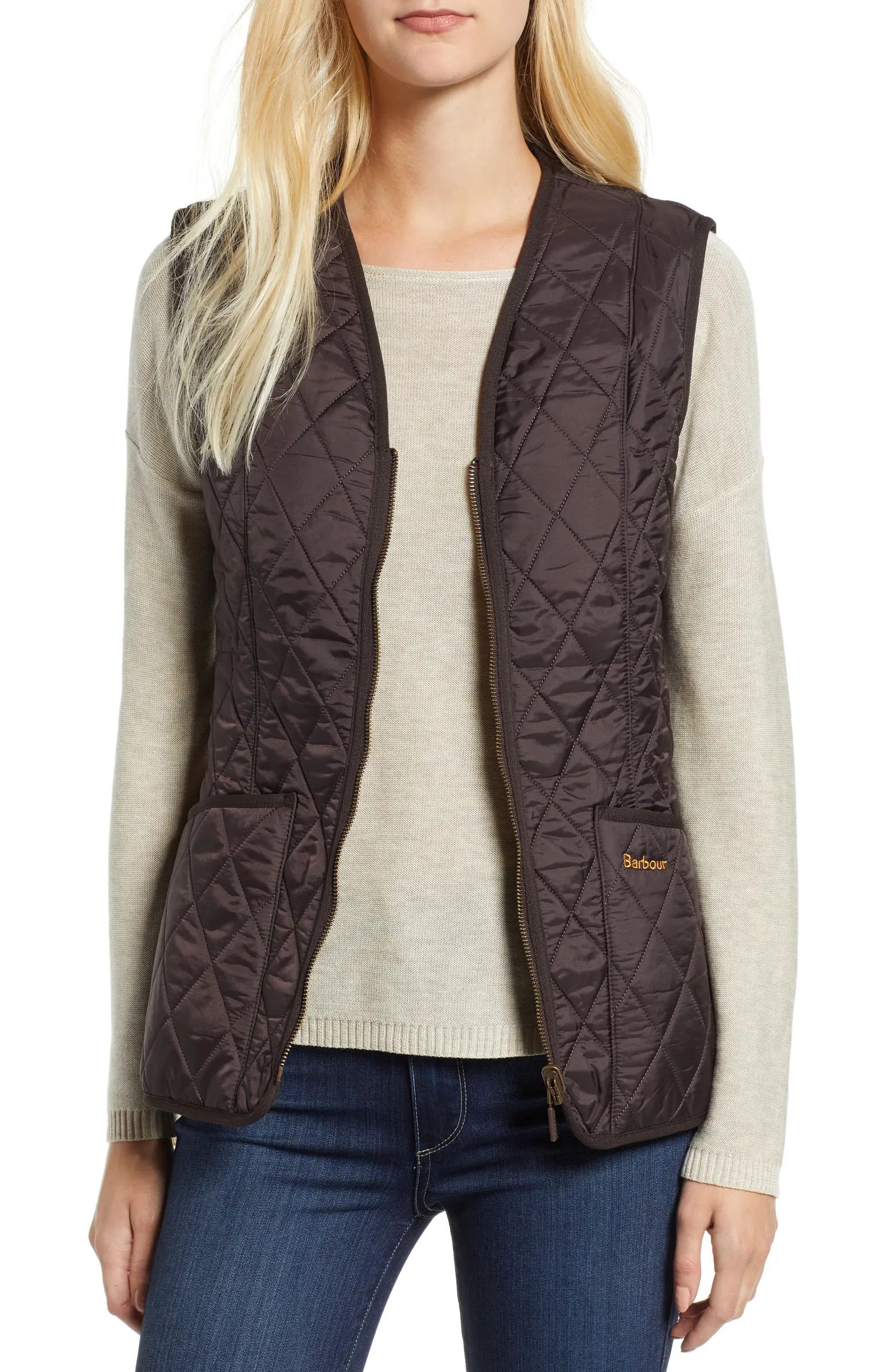 Barbour Betty Quilted Fleece Lined Vest | Nordstrom | Nordstrom