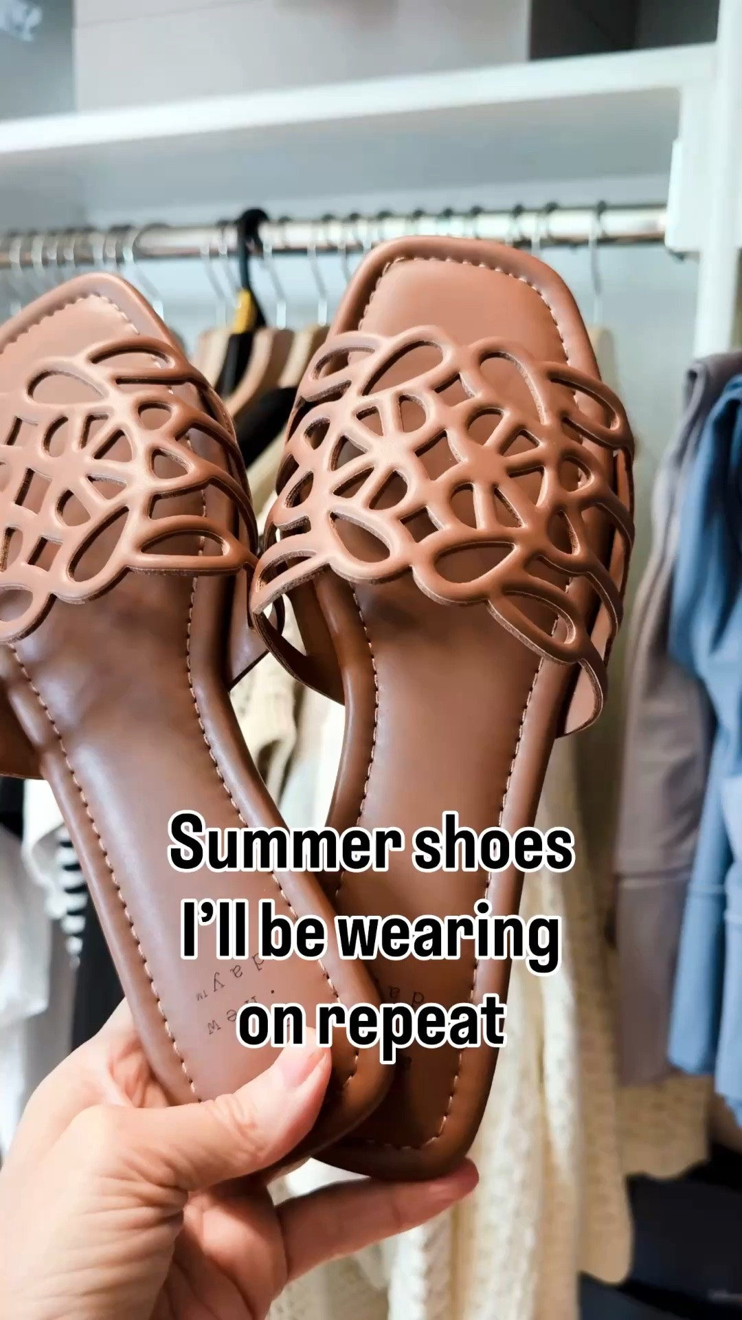 Summer sandals I’ll be wearing on repeat 🤎 these are the easy, everyday styles that go with everything from denim shorts to casual dresses — neutral, comfortable, and all under that effortless “throw on and go” vibe. Spring shoes, summer outfit, Sharing my favorite affordable finds including woven slides, buckle sandals, and designer look for less styles you’ll wear all season long. Follow me on LTK for daily fashion, home decor & Amazon finds.

#LTKootd #LTKSeasonal