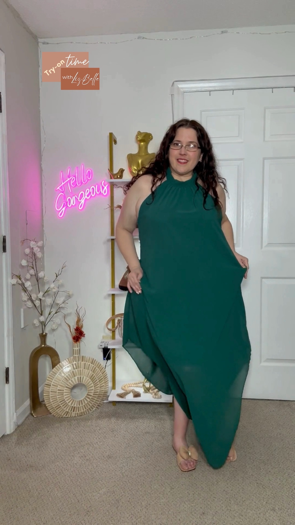 This dress is pure elegance in motion. 💚✨
The emerald color is so rich and flattering, and the halter neckline gives it that effortless “dressed up without even trying” vibe. The flowy silhouette moves beautifully and makes this such a comfortable option for dinner nights, events, or any moment you want to feel a little extra special.

#emeraldgreen #greenmaxidress #curvyfashion #ltkcurves #holidaystyleideas #eveningoutfit #amazonfashionfinds #styleover30 #styleover40 #dressyoutfits #everydayelegance #tryonhaulstyle


Simply Lizbelle 
• Confidence Starts Here •
 Fashion | Lifestyle l Wellness 
🛍 amazon.com/shop/lizbellem | 
🎥 YouTube @lizbellelopez | 
📱 tiktok.com/@lizbellem | 
📸 instagram.com/lizbellem | 
📌 pinterest.com/lizbellelopez | 
📘 facebook.com/lizbellem | 
💼 LTK /simplylizbelle | 
🌐 simplylizbelle.com



#LTKHoliday #LTKPlusSize #LTKOver40