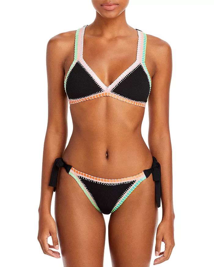 Crochet Trim Bikini Top & Side Tie Bikini Bottom - 100% Exclusives | Bloomingdale's (US)