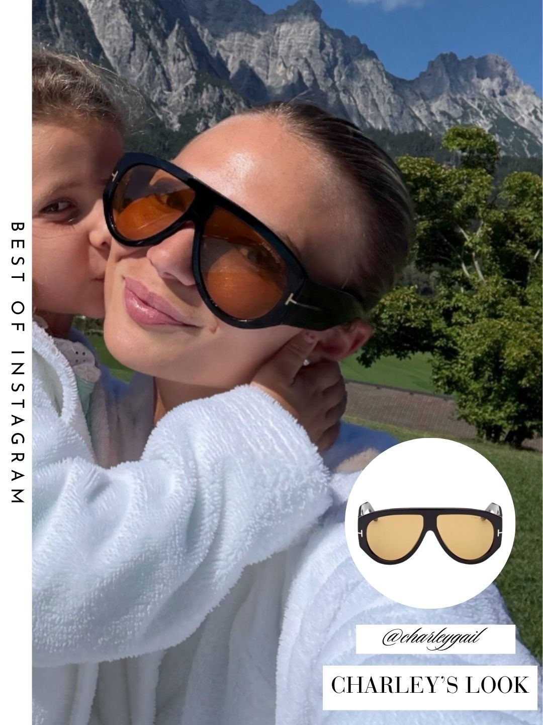 Charley Manley’s Black and Yellow Aviator Sunglasses 📸 = @charleygail