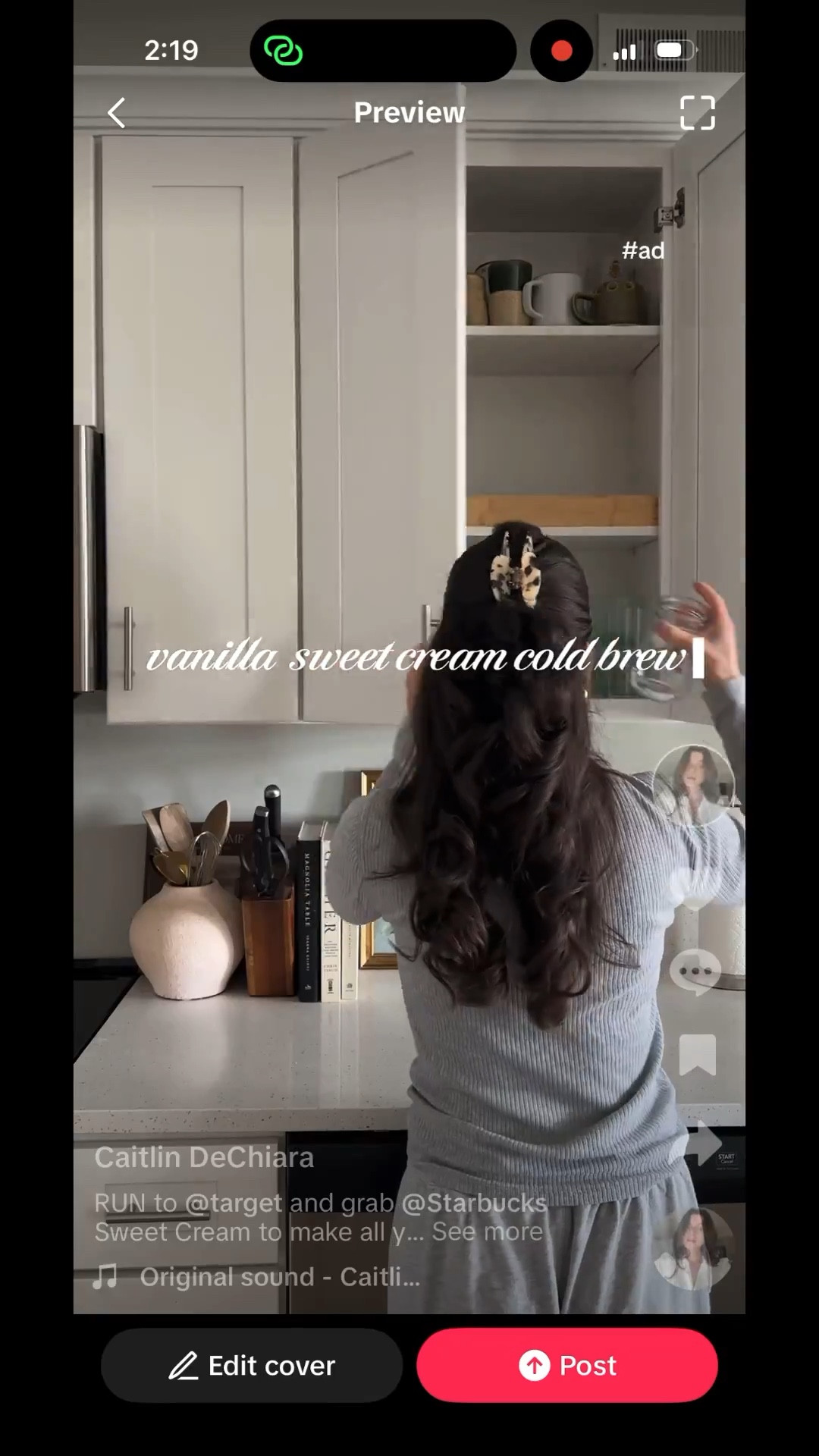 #ad Starbucks Sweet Cream is now available at Target! #StarbucksAtHome #TargetPartner #Target @starbucks @Target 