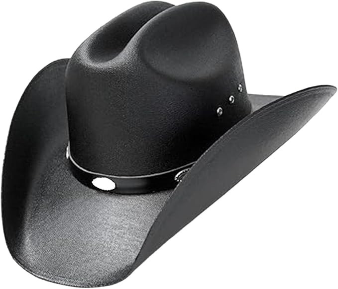 Western Express Natural Straw Cowboy Hat for Men and Women - Cattleman Style with Black Hat Band ... | Amazon (US)