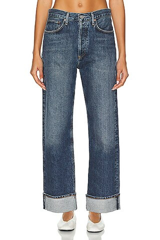 AGOLDE Fran Low Slung Easy Straight in Control | FWRD | FWRD 