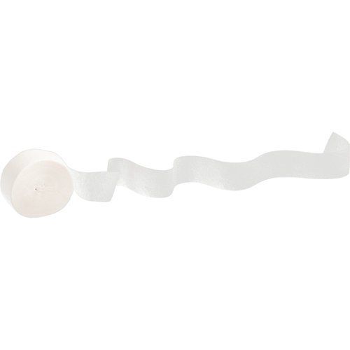 Way to Celebrate Party White Crepe Streamer, 150', 1 Ct | Walmart (US)