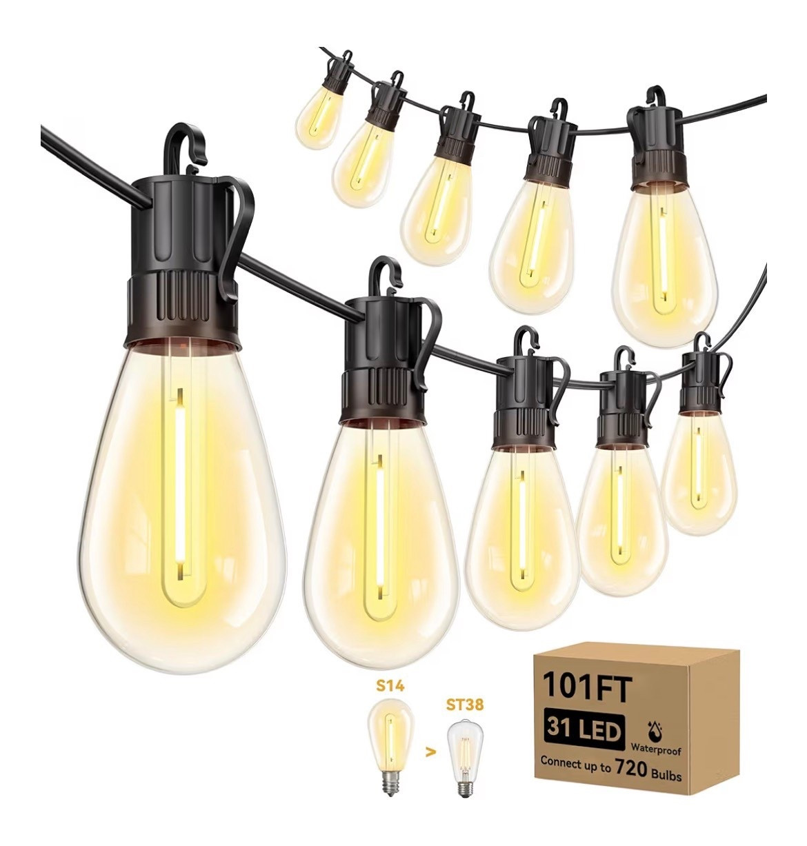If anyone’s looking to add some outdoor ambiance to a space, Amazon has the best selling Minetom 101FT Outdoor LED Waterproof String Lights down to only $20.99 - normally $39.99! Fantastic deal for these top rated shatterproof bulbs 💡 that give off the best light - and even have a dimming feature. Make sure to check the Clickable Coupon for the full deal!

#LTKSeasonal #LTKHome #LTKSaleAlert