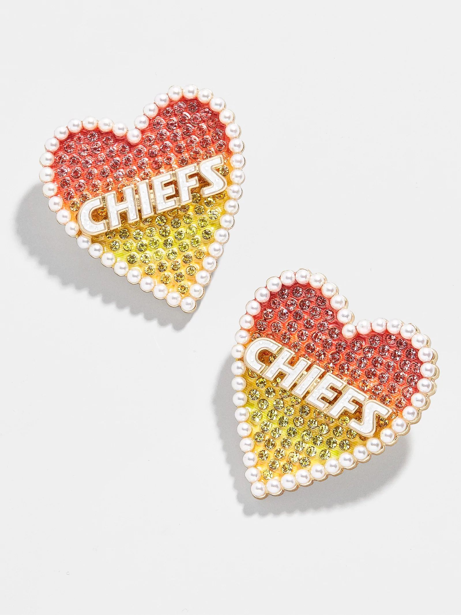 Kansas City Chiefs NFL Statement Stud Earrings | BaubleBar (US)