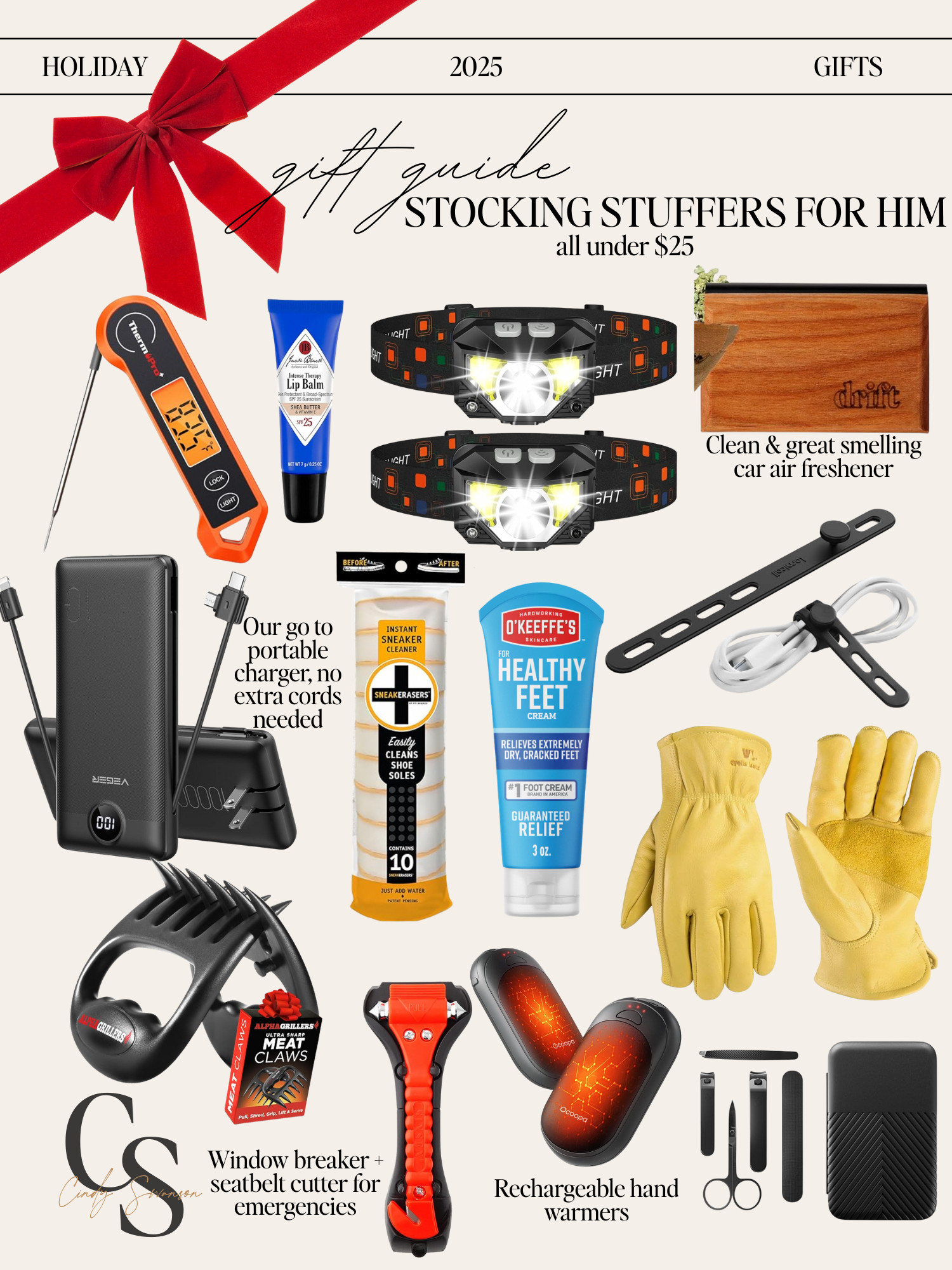 2025 Gift Guides stocking stuffers for him! All from Amazon & under $25! 

 #LTKGiftGuide #LTKU #LTKMens