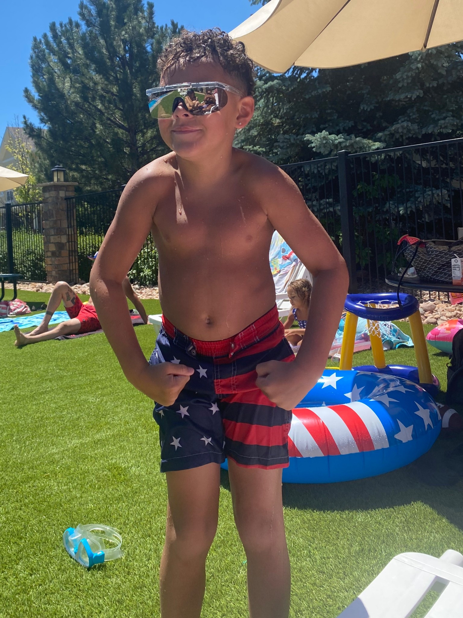 Get your boy ready for all the summer holidays! These swim shorts scream MERICA’ 🤣

#LTKSwim #LTKStyleTip #LTKKids