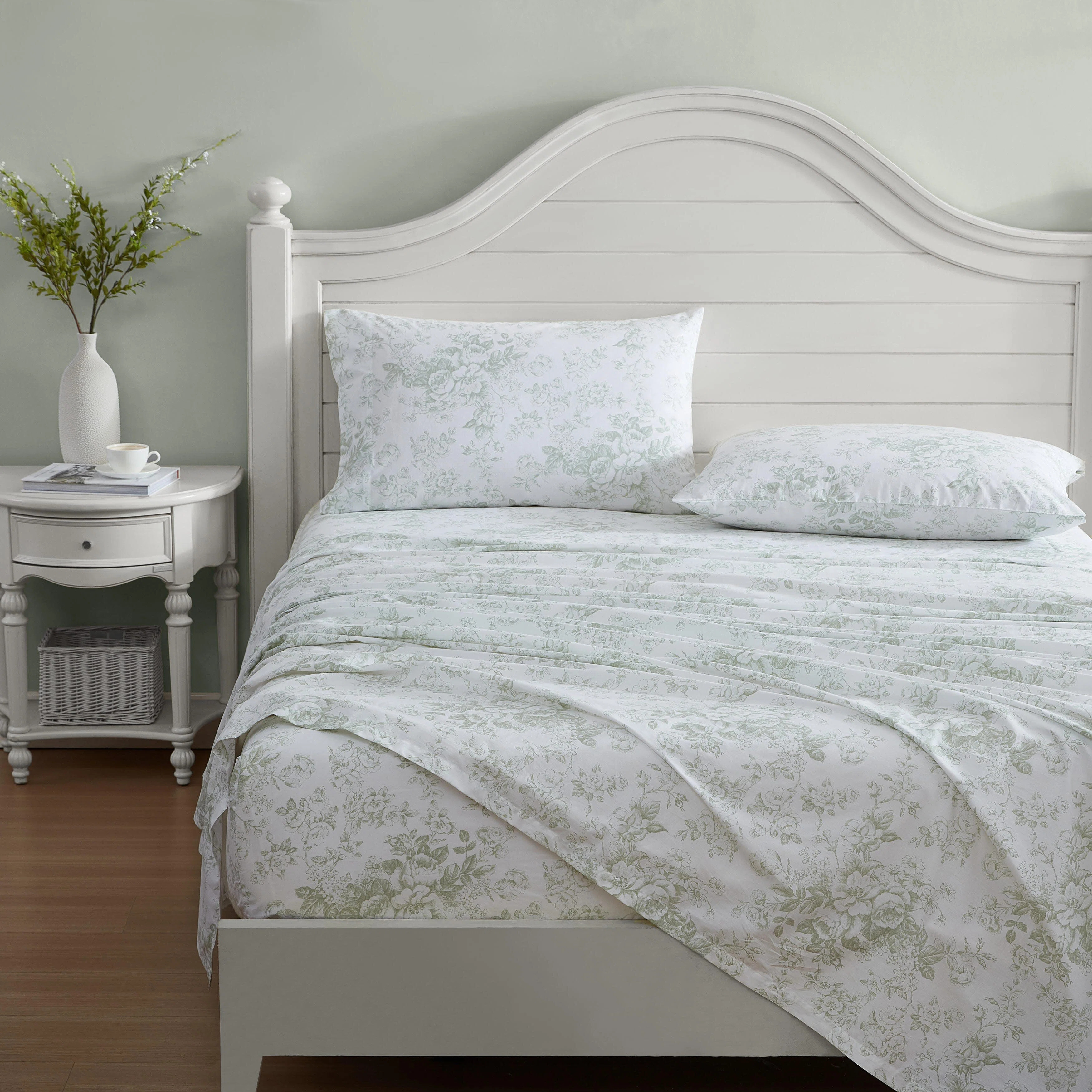 Laura Ashley Printed Cotton Percale Sheet Set | Wayfair North America