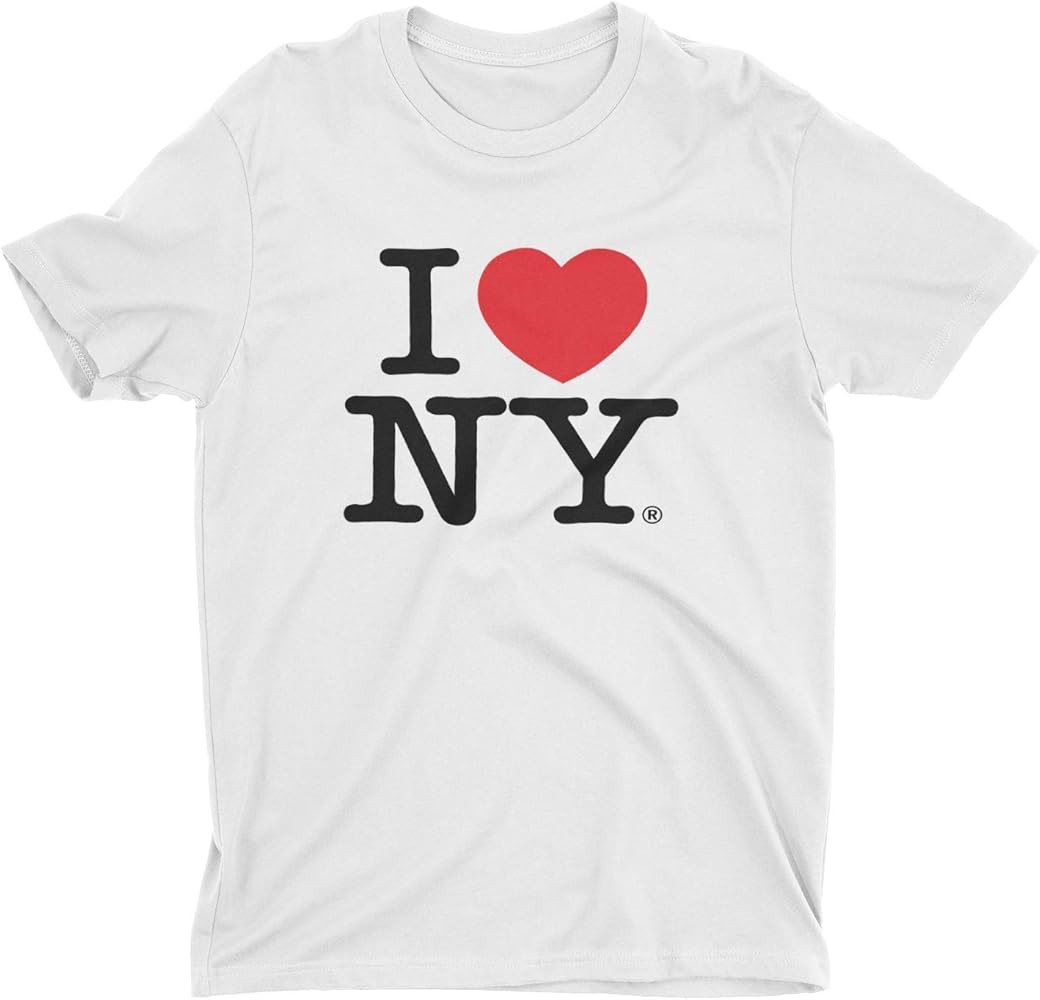 I Love NY Men's Unisex Tee Officially Licensed T-Shirt | Amazon (US)