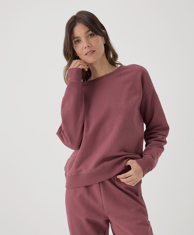 Women’s Cloud Brushed Fleece Crew Sweatshirt made with Organic Cotton | Pact | Pact Apparel
