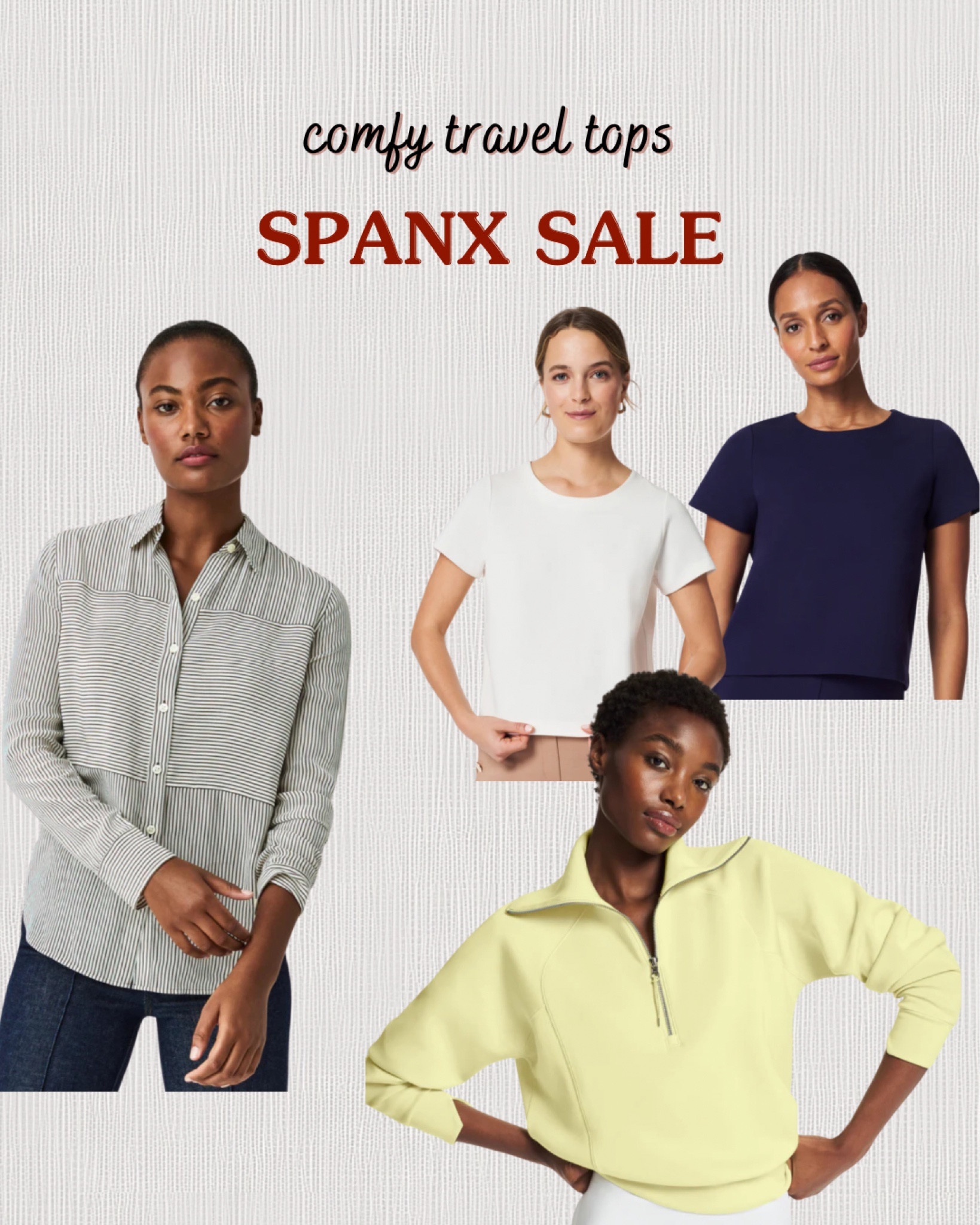 Comfy travel tops from the Spanx Summer Sale!



#LTKTravel #LTKSaleAlert