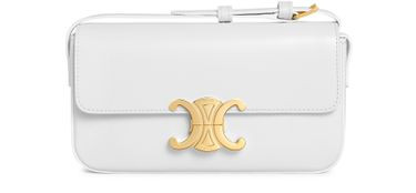 Triomphe shoulder bag in shiny calfskin - CELINE | 24S (APAC/EU)