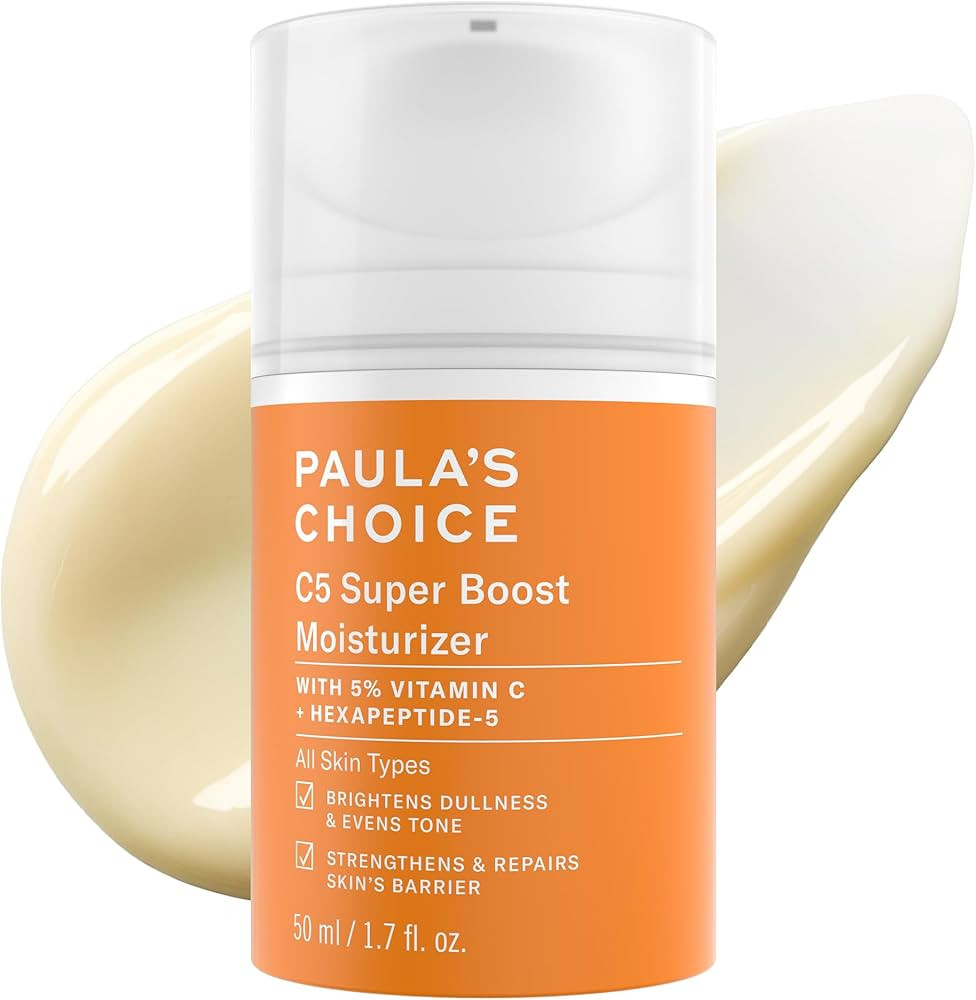 Paula's Choice C5 Super Boost Moisturizer with 5% Vitamin C & Squalane, Daily Face Lotion for Dis... | Amazon (US)