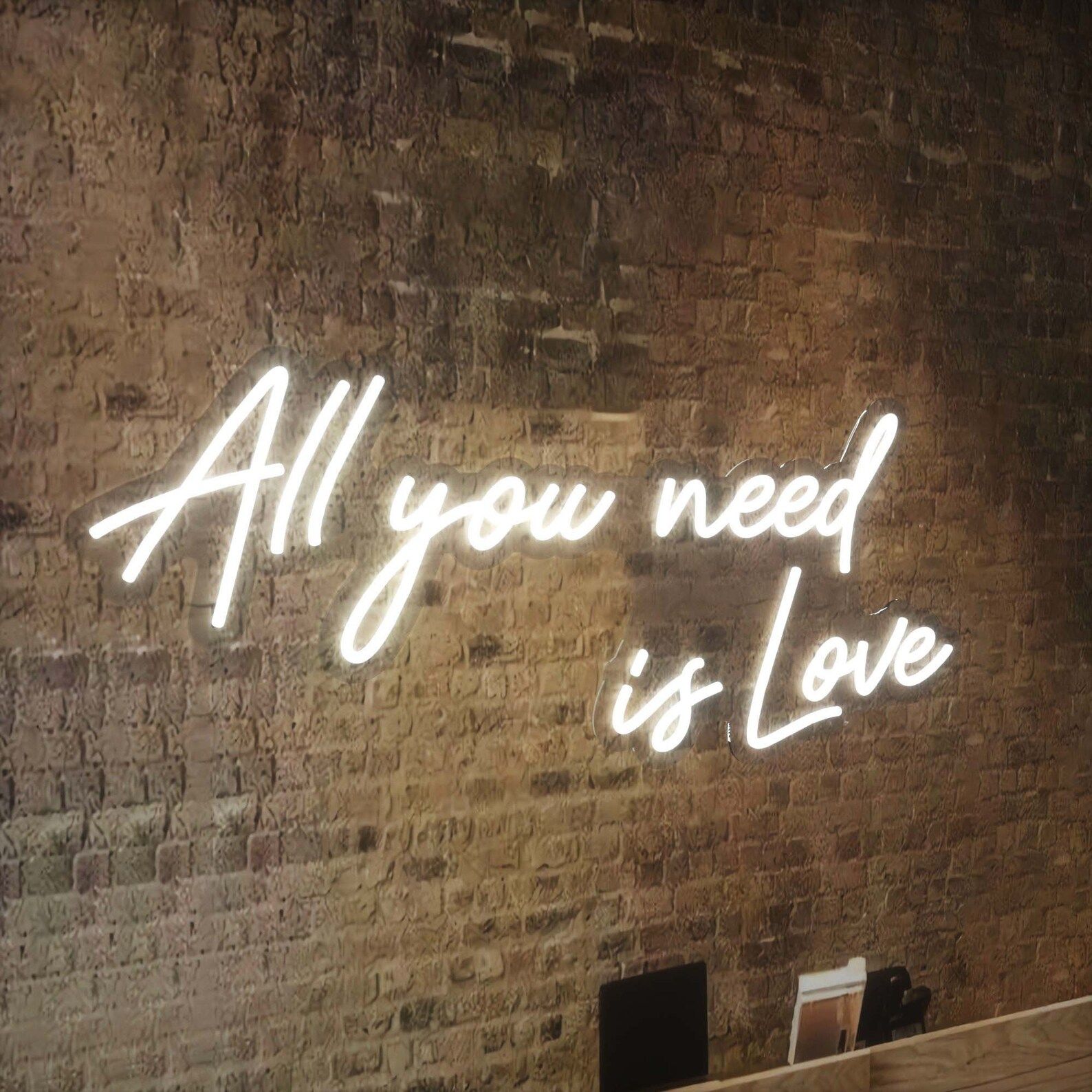 All You Need is Love Neon Sign for Bedroom in Custom Neon | Etsy | Etsy (US)