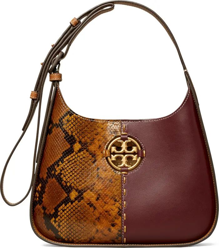 Tory Burch Small Snakeskin Print Leather Shoulder Bag | Nordstrom | Nordstrom