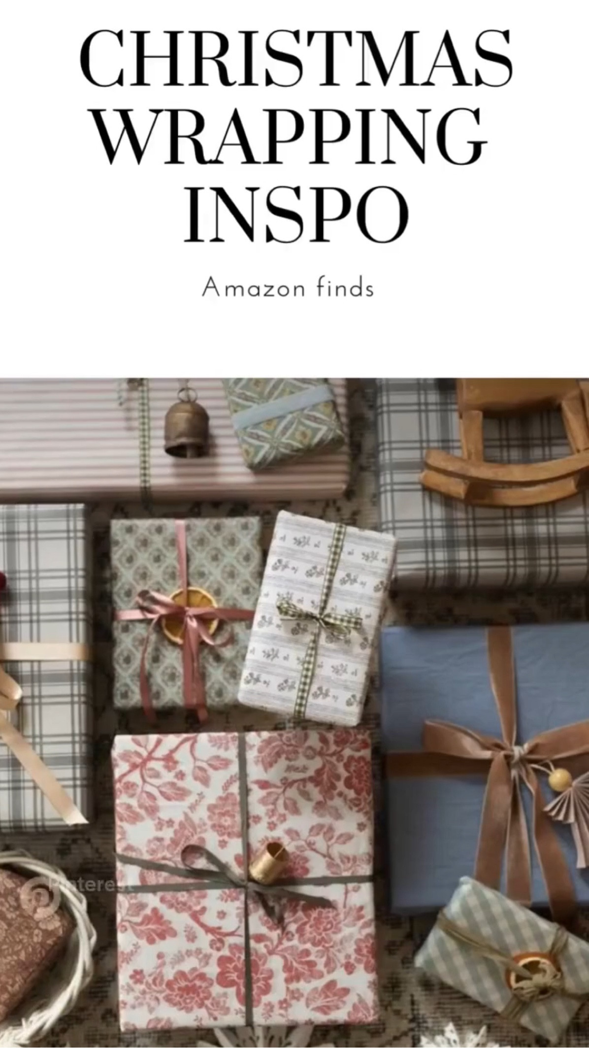 GIFT WRAPPING IDEA - VINTAGE MISMATCH

#LTKGiftGuide #LTKHoliday #LTKSeasonal