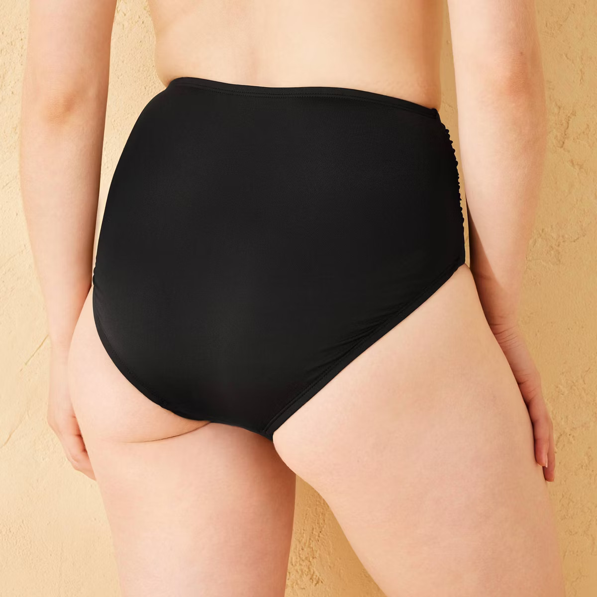 Women's Shirred High Waist Full Coverage Bikini Bottom - Shade & Shore™ | Target
